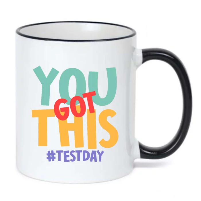 You Got This #Testday Black Color Changing Mug