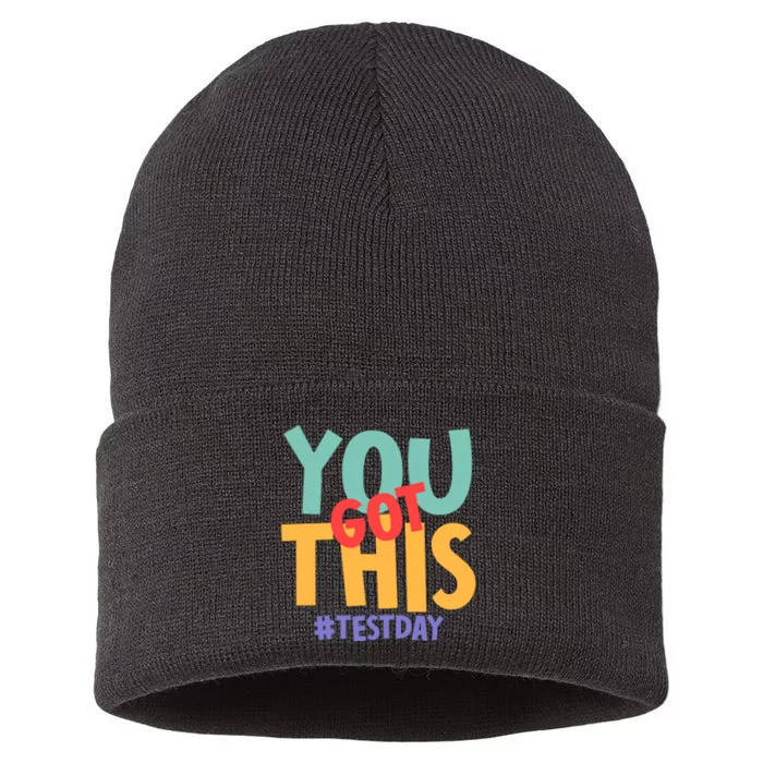 You Got This #Testday Sustainable Knit Beanie