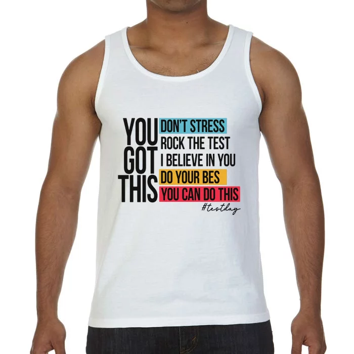 You Got This Test Day Testing Comfort Colors® Tank Top