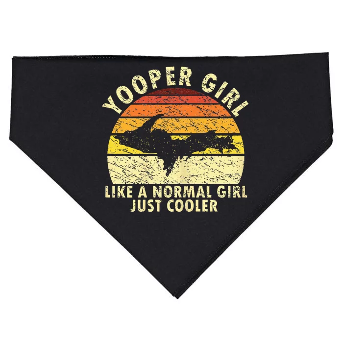 Yooper Girl Upper Peninsula Retro Upper Michigan USA-Made Doggie Bandana