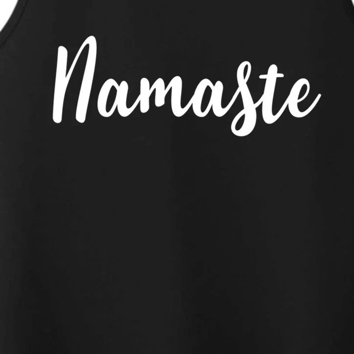 Yoga Greeting Yogi Yogini Yoga Teacher Namaste Gift Performance Tank