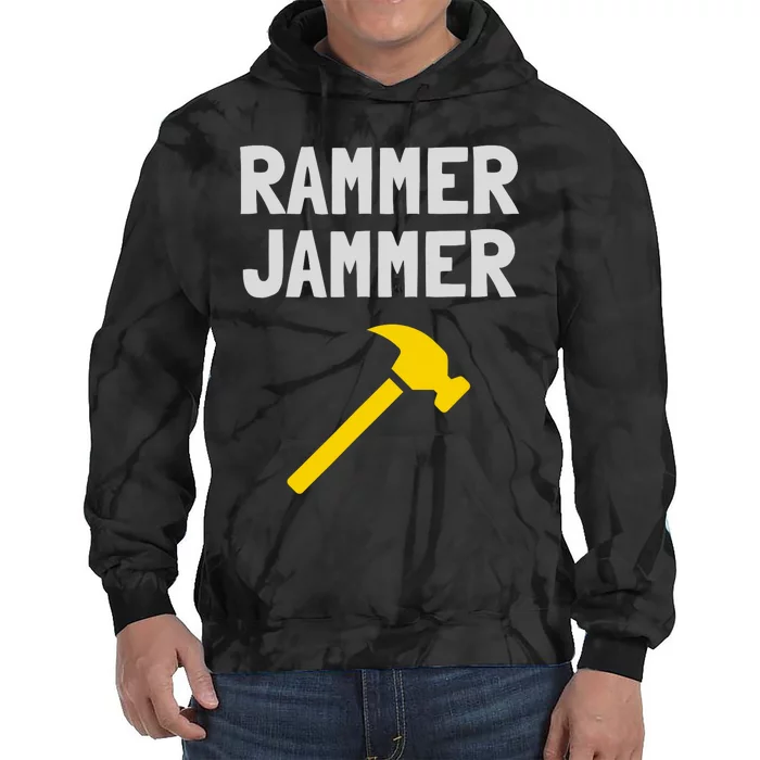 Yellow Hammer Alabama Football Rammer Jammer Tie Dye Hoodie