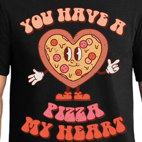 You Have A Pizza Of My Heart Pizza Lover Valentine's Day Gift Pajama Set