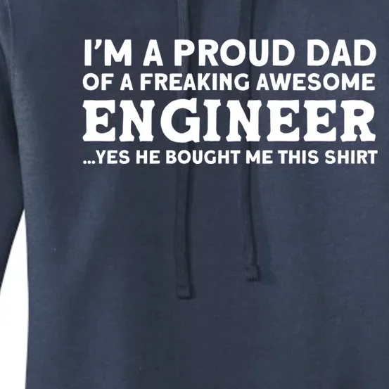 Yes He Bought Me This Engineer Dad Gift Women's Pullover Hoodie