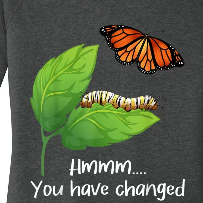 You Have Changed Butterfly Lover Butterflies Entomologist Women's Perfect Tri Tunic Long Sleeve Shirt