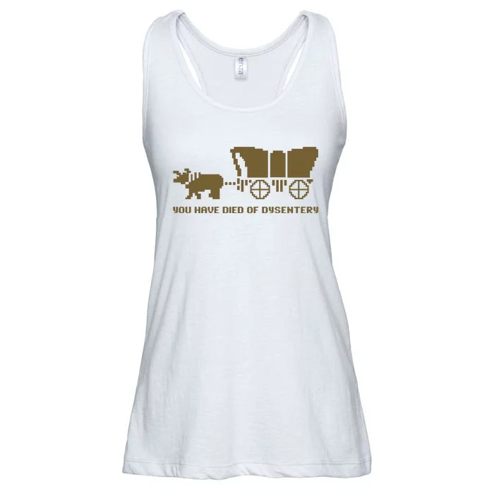 You Have Died Of Dysentery Oregon Trail Ladies Essential Flowy Tank