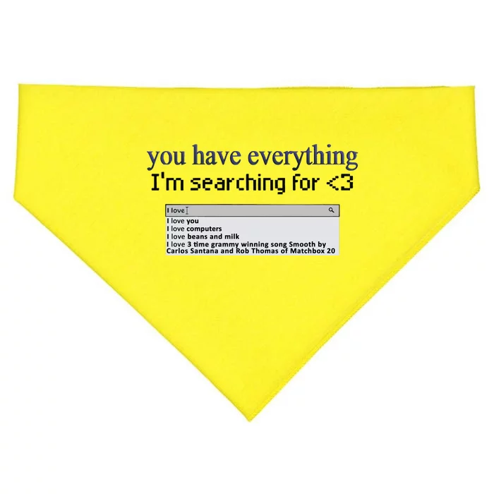 You Have Everything Im Searching For USA-Made Doggie Bandana