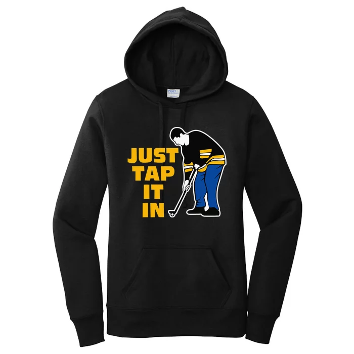 Yes He's Golfing Golf Putter Par Golfer Birdie Bogey Eagle Women's Pullover Hoodie