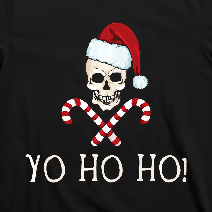 Yo Ho Ho Funny Santa Pirate Christmas Pun Humor Xmas Gift T-Shirt