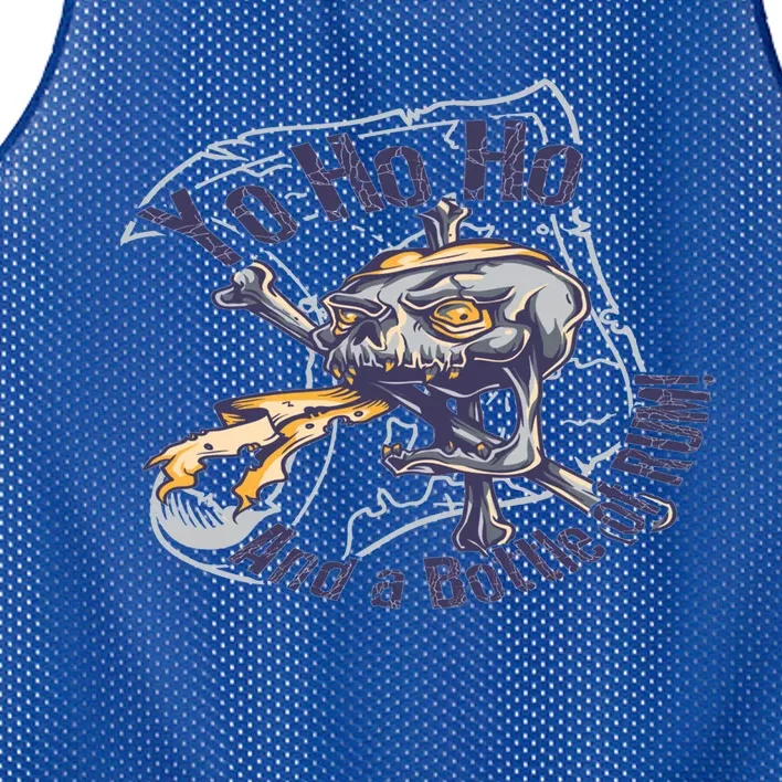 Yo Ho Ho And A Bottle Of Rum! Gift Mesh Reversible Basketball Jersey Tank