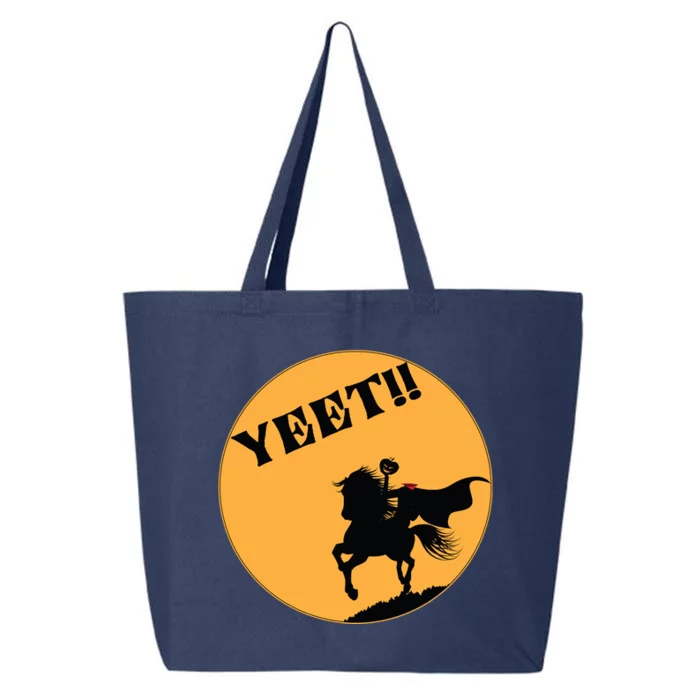 YEET!! Headless Horseman Funny Halloween 25L Jumbo Tote