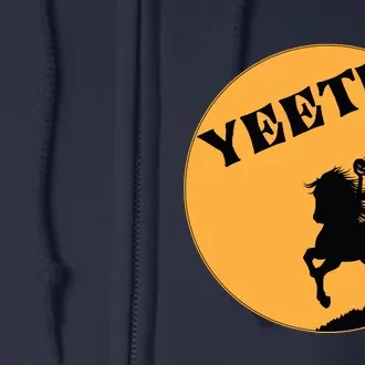 YEET!! Headless Horseman Funny Halloween Full Zip Hoodie