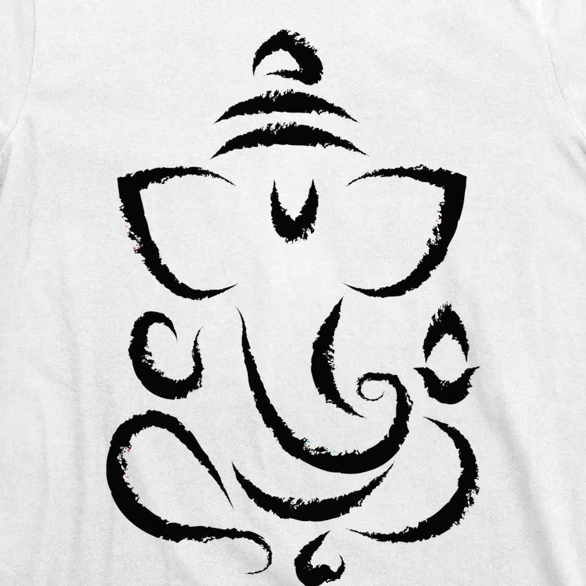 Yoga Hindu Indian Meditation Deepavali Diwali Rangoli Ganesh T-Shirt