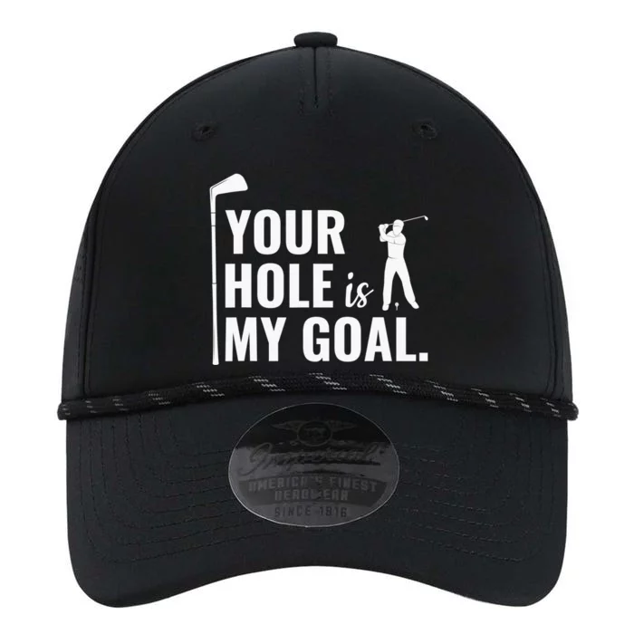 Your Hole Is My Goal Golf Lovers Novelty Gifts Performance The Dyno Cap