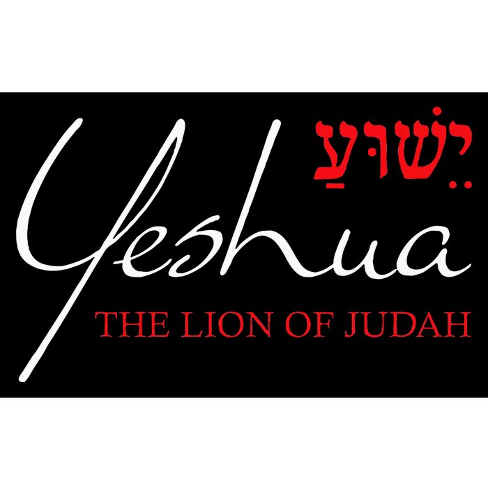 Yeshua Hebrew Lion Of Judah Christian Religious God Bumper Sticker