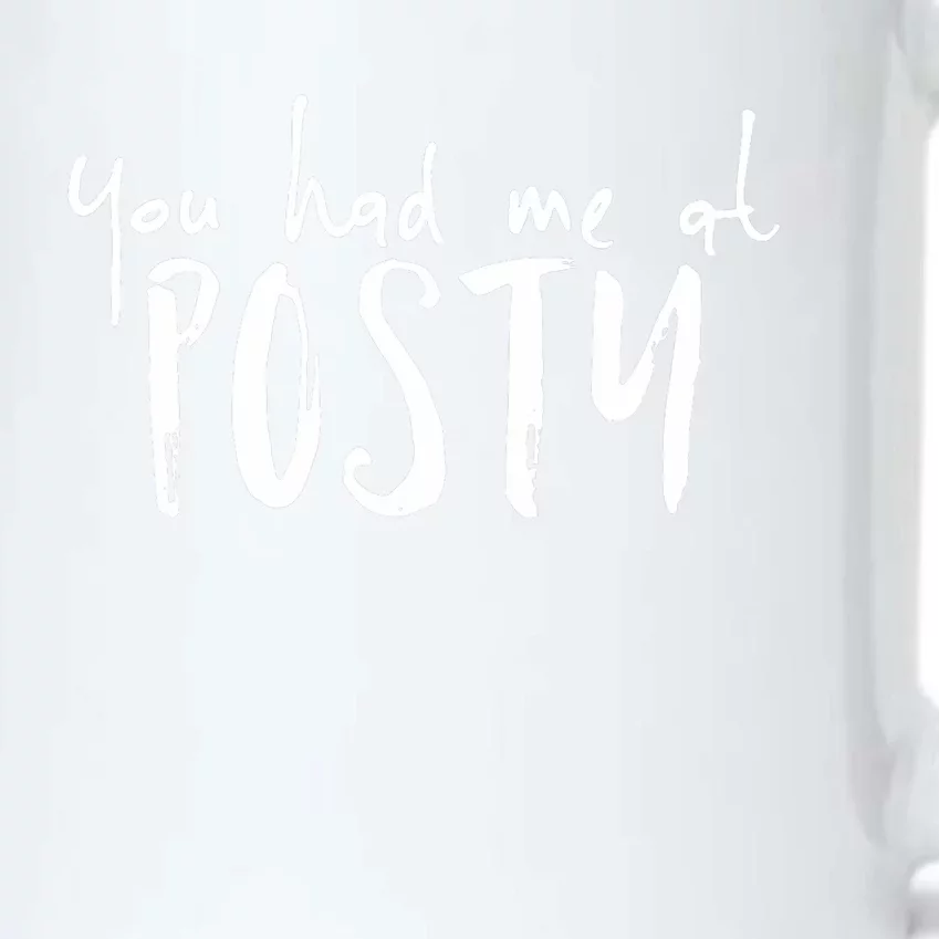 You Had Me At Posty Black Color Changing Mug