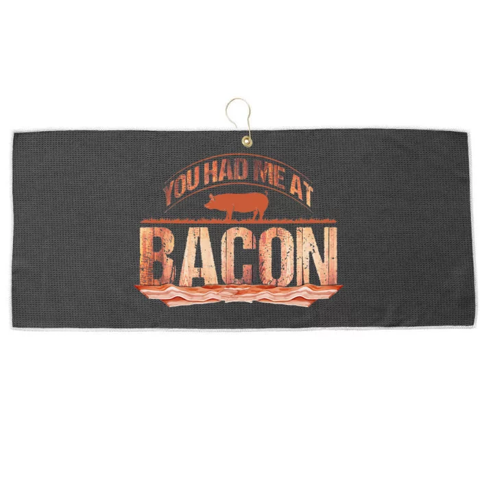 You Had Me At Bacon Large Microfiber Waffle Golf Towel