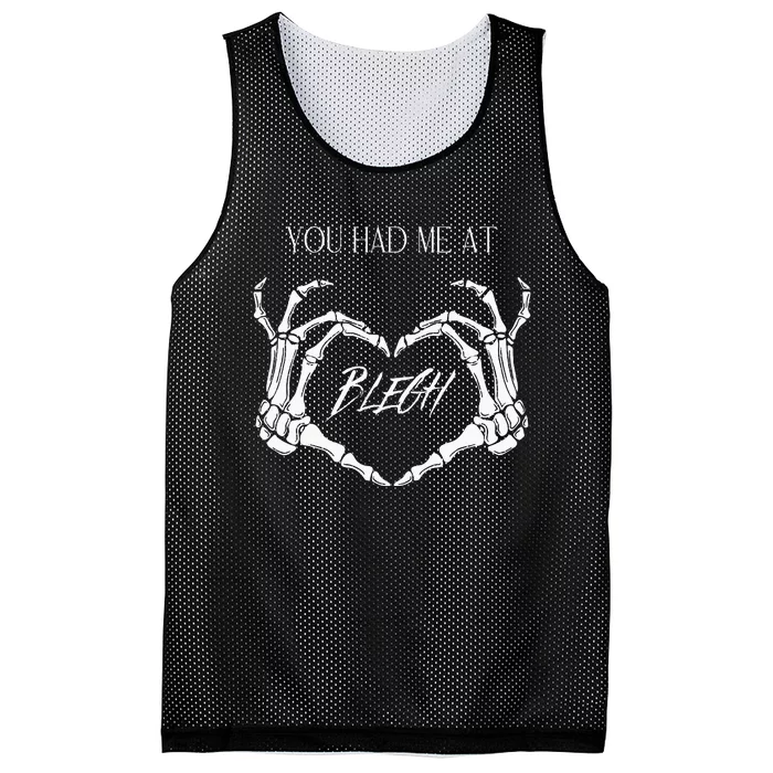 You Had Me At Blegh Mesh Reversible Basketball Jersey Tank