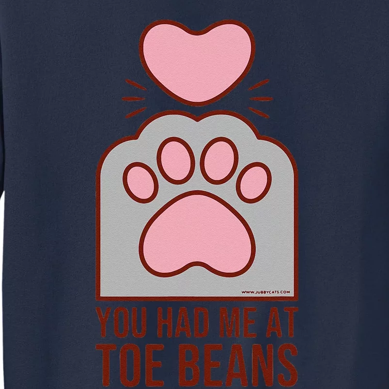 You Had Me At Toe Beans Funny Cute Kawaii Cat Sweatshirt