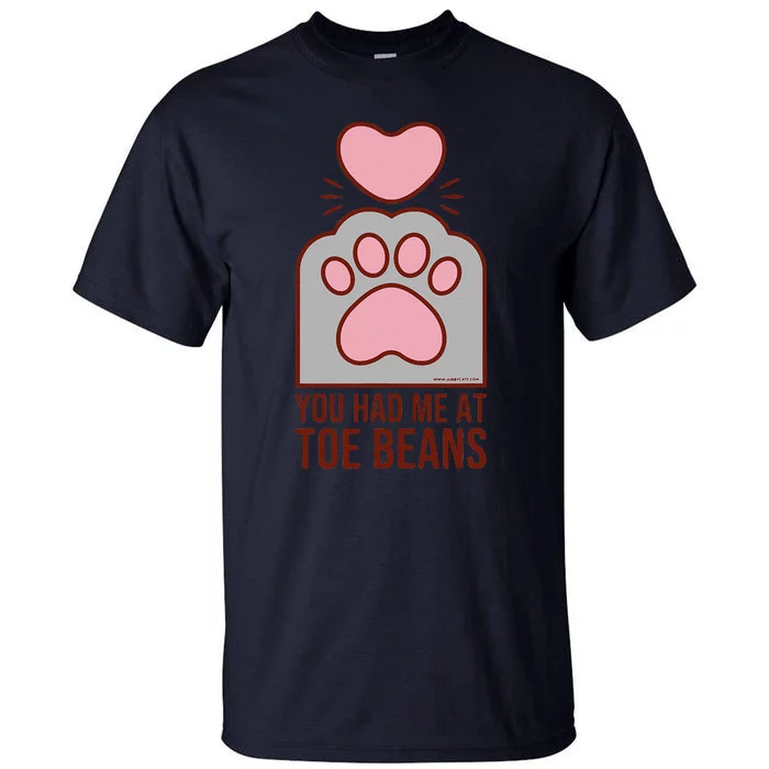 You Had Me At Toe Beans Funny Cute Kawaii Cat Tall T-Shirt