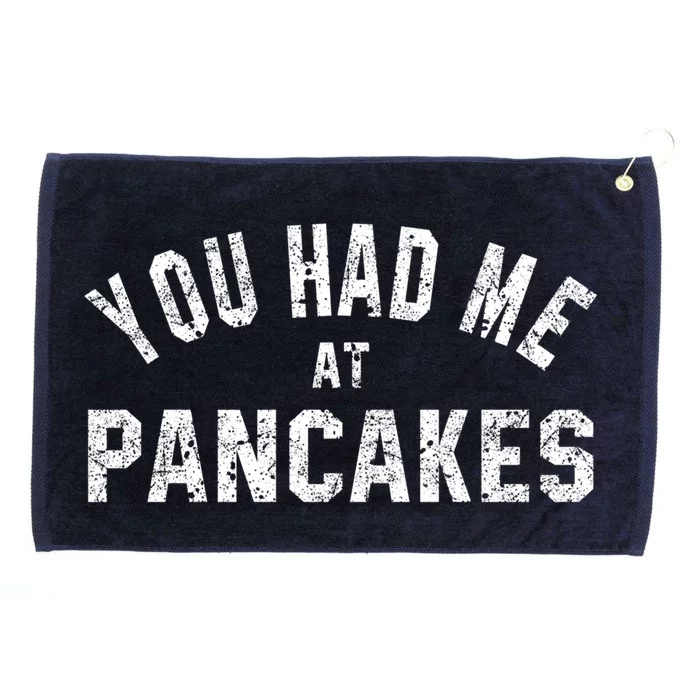 You Had Me At Pancakes Funny Baker Vintage Cupcakes Baking Gift Grommeted Golf Towel