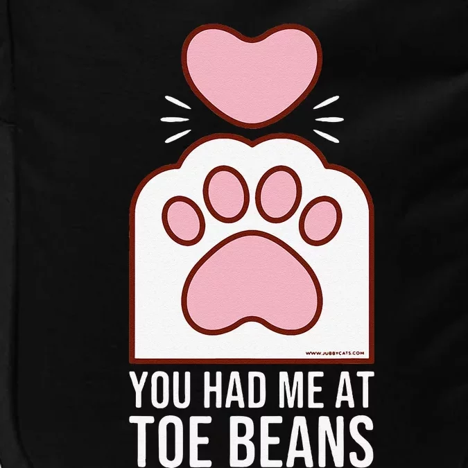 You Had Me At Toe Beans White Cat Paw Impact Tech Backpack