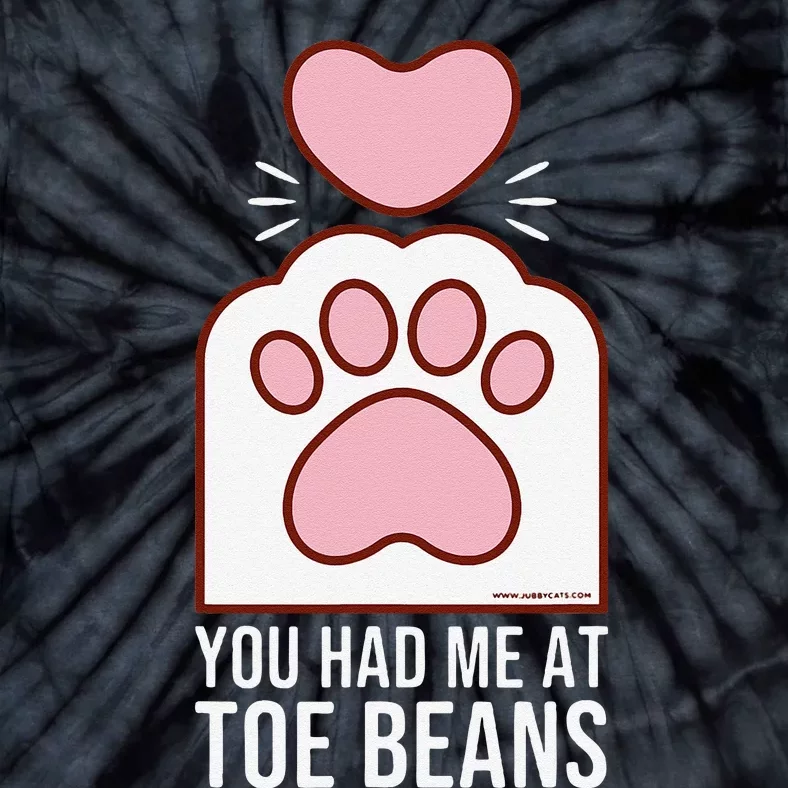 You Had Me At Toe Beans White Cat Paw Tie-Dye T-Shirt