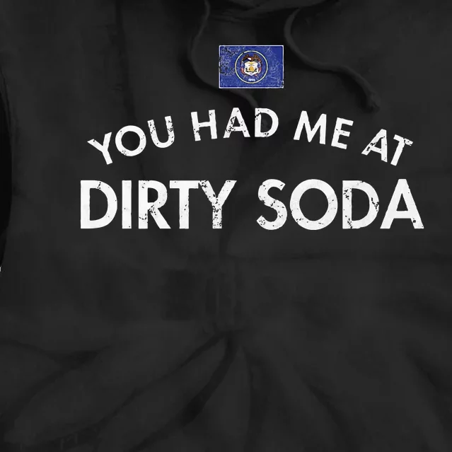 You Had Me At Dirty Soda Distressed Tie Dye Hoodie