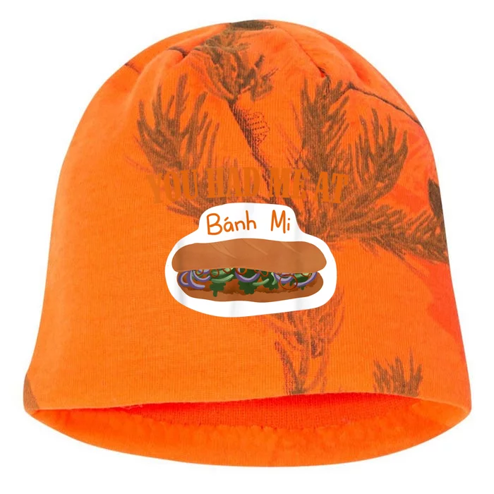 You Had Me At Banh Mi Kati - Camo Knit Beanie