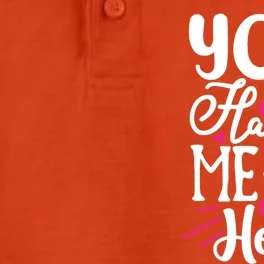 You Had Me At Hello Happy Saint Valentines Day Gift Dry Zone Grid Performance Polo