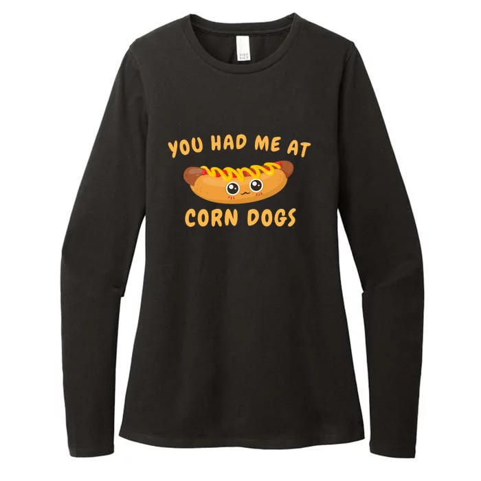 You Had Me At Corn Dogs Womens CVC Long Sleeve Shirt