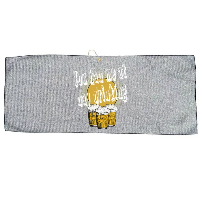 You Had Me At Day Ing Gift Large Microfiber Waffle Golf Towel