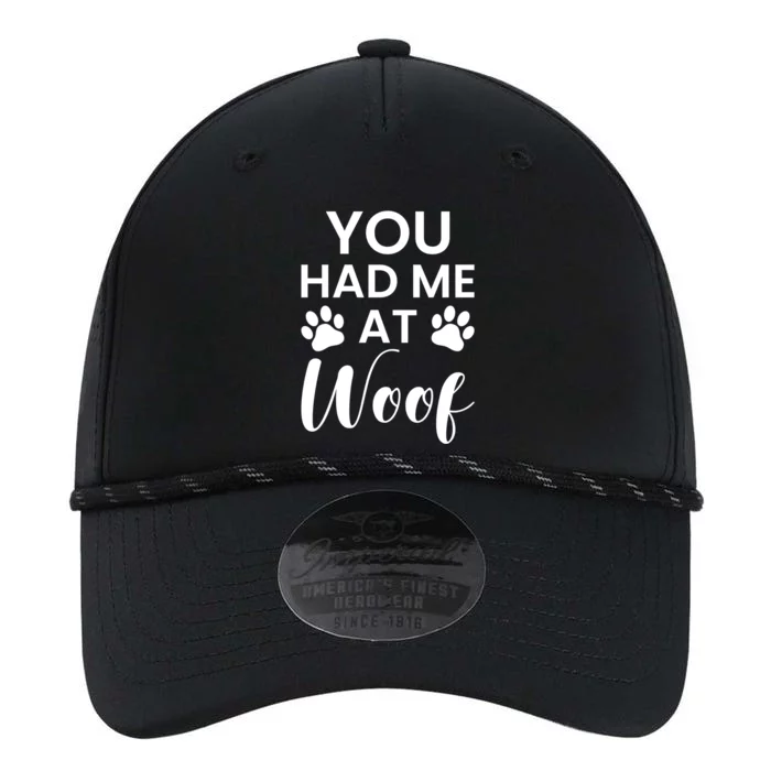 You Had Me At Woof Meaningful Gift Performance The Dyno Cap