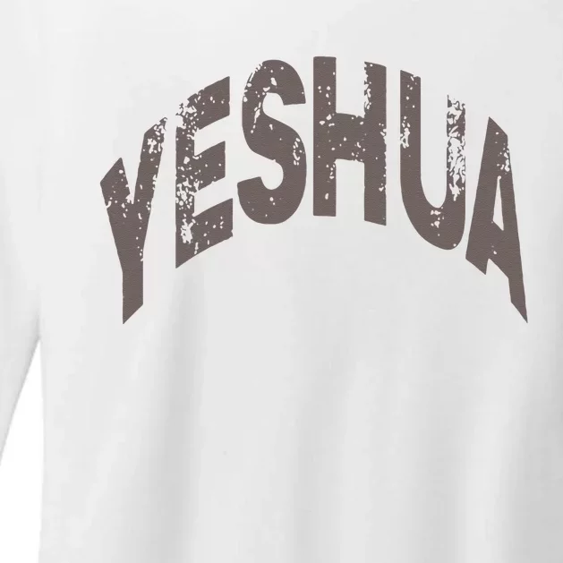 Yeshua Hebrew Name Of Jesus Christian Messianic Womens CVC Long Sleeve Shirt