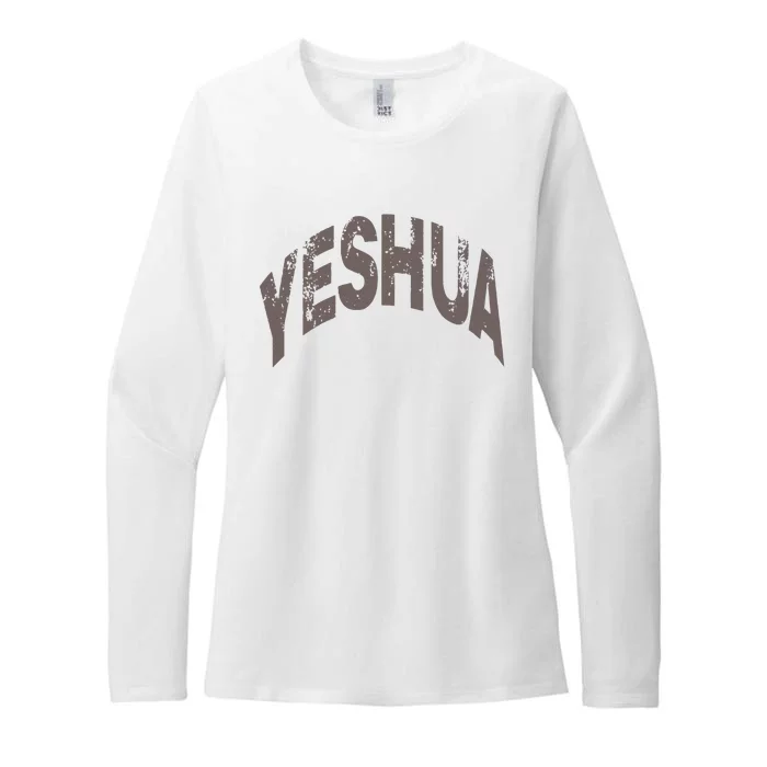 Yeshua Hebrew Name Of Jesus Christian Messianic Womens CVC Long Sleeve Shirt