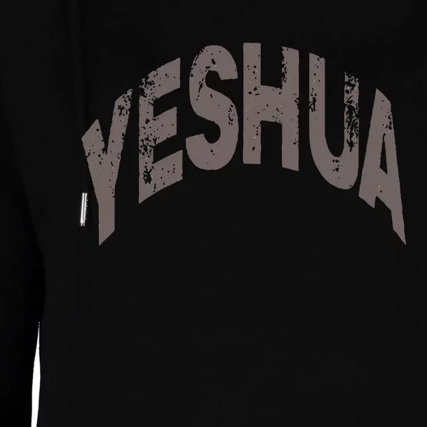 Yeshua hebrew name of Jesus christian messianic Womens Funnel Neck Pullover Hood