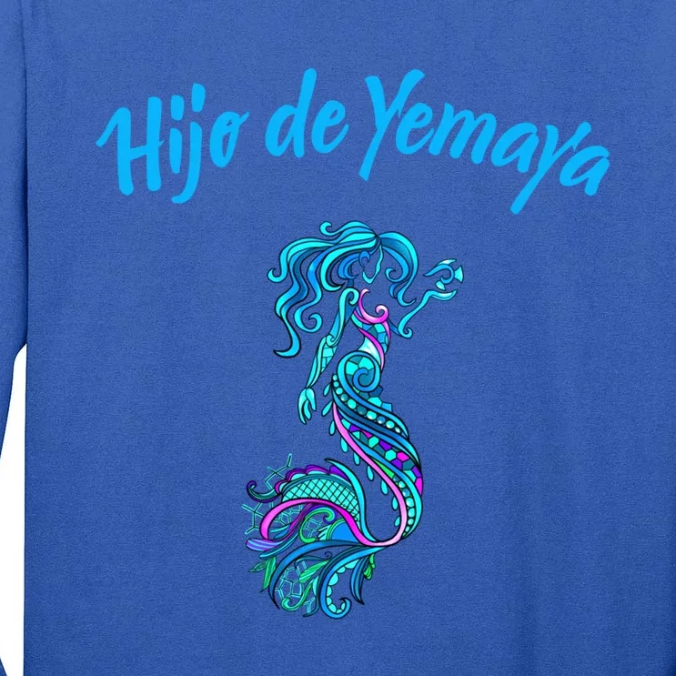 Yemaya Hijo Orishas Goddess Ifa Yoruba Religion Water Deity Gift Tall Long Sleeve T-Shirt