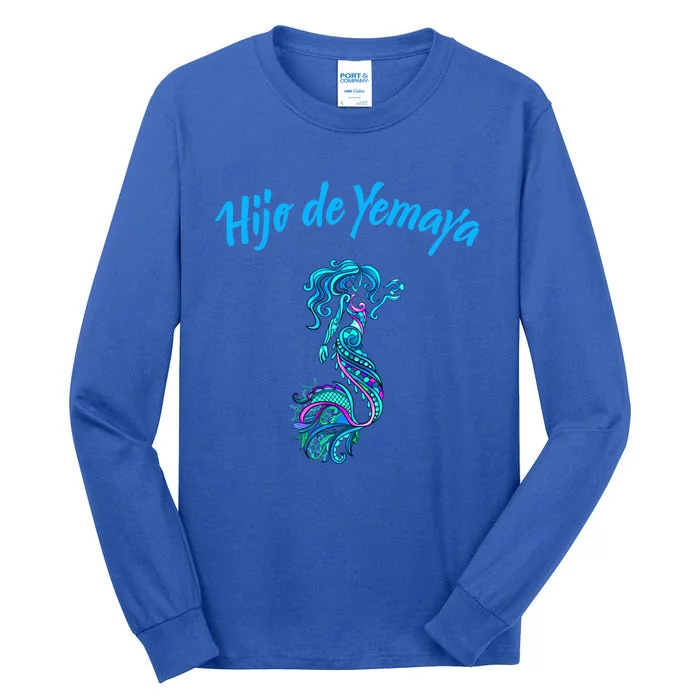 Yemaya Hijo Orishas Goddess Ifa Yoruba Religion Water Deity Gift Tall Long Sleeve T-Shirt