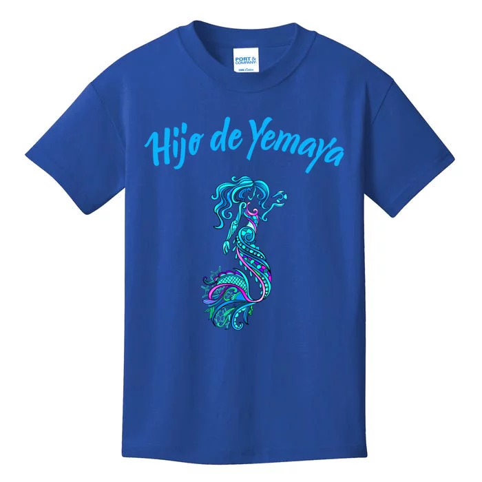 Yemaya Hijo Orishas Goddess Ifa Yoruba Religion Water Deity Gift Kids T-Shirt