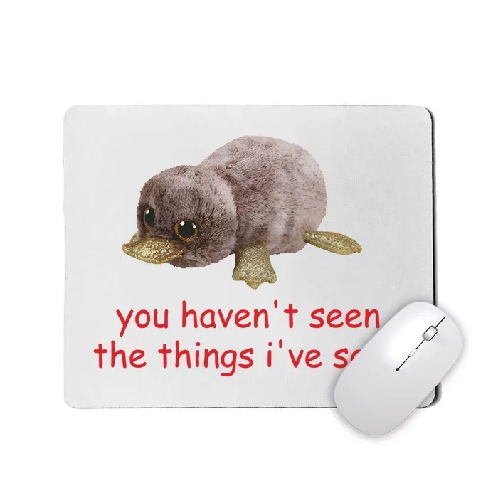 You HavenT Seen The Things IVe Seen Mousepad