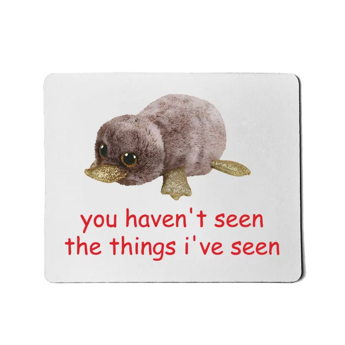 You HavenT Seen The Things IVe Seen Mousepad