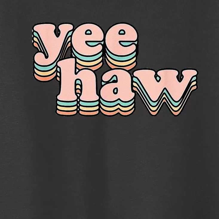 Yeehaw Howdy Space Cow Toddler T-Shirt