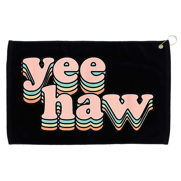 Yeehaw Howdy Space Cow Grommeted Golf Towel