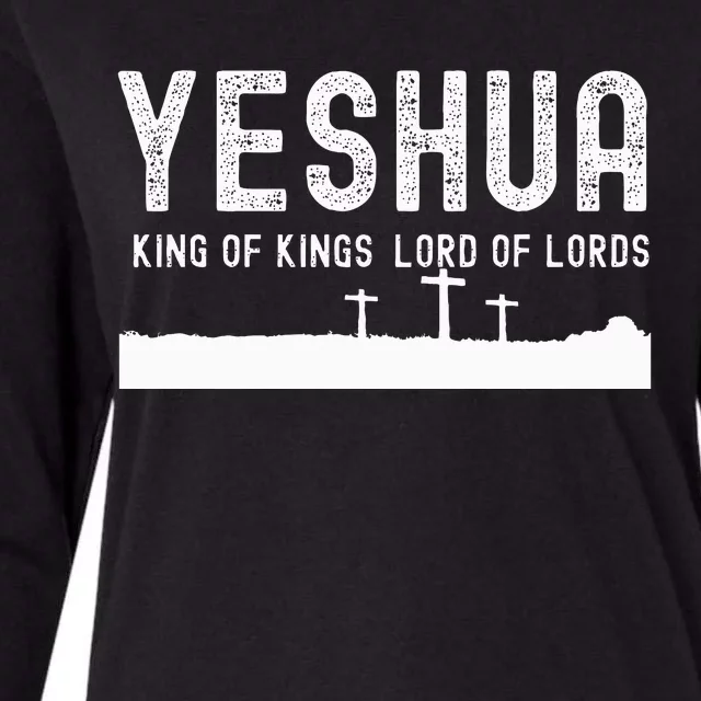 Yeshua Hamashiach The Messianic Messiah Womens Cotton Relaxed Long Sleeve T-Shirt