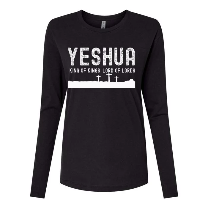 Yeshua Hamashiach The Messianic Messiah Womens Cotton Relaxed Long Sleeve T-Shirt