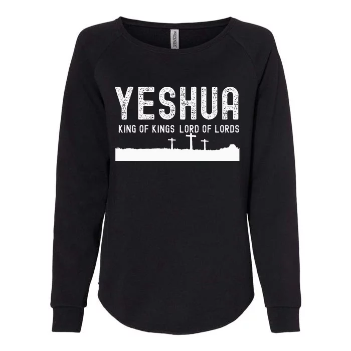 Yeshua Hamashiach The Messianic Messiah Womens California Wash Sweatshirt