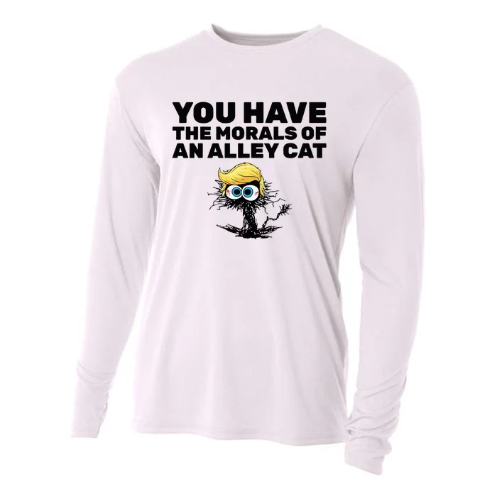 You Have The Morals Of An Alley Cat Cooling Performance Long Sleeve Crew