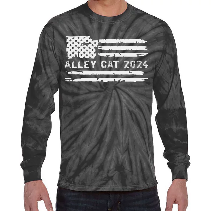 You Have The Morals Of An Alley Cat Debate 2024 Humor Tie-Dye Long Sleeve Shirt