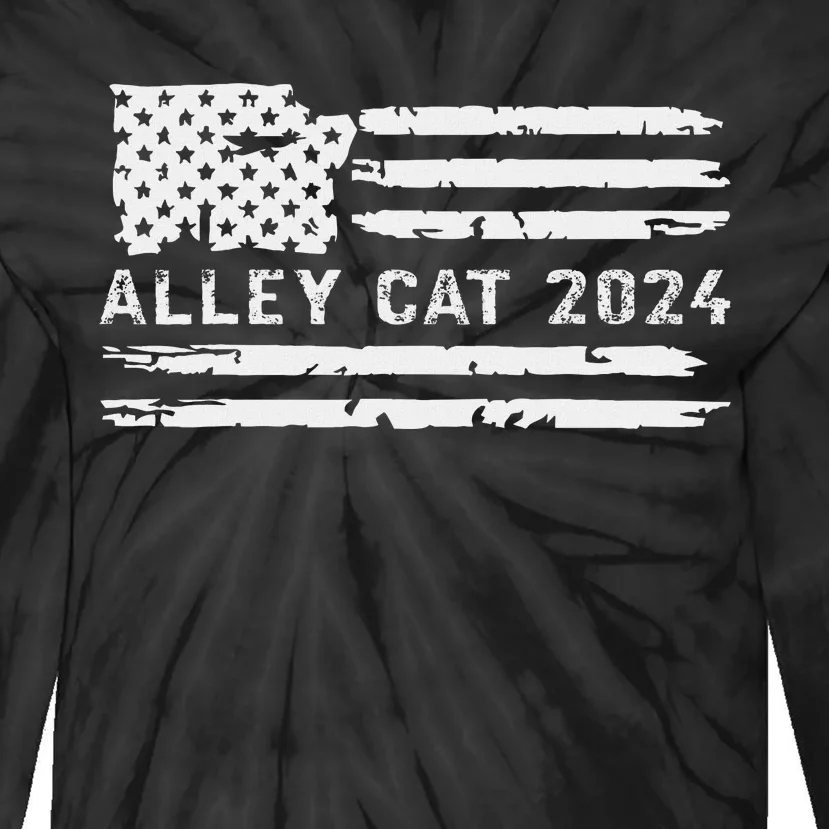 You Have The Morals Of An Alley Cat Debate 2024 Humor Tie-Dye Long Sleeve Shirt