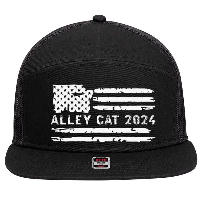 You Have The Morals Of An Alley Cat Debate 2024 7 Panel Mesh Trucker Snapback Hat